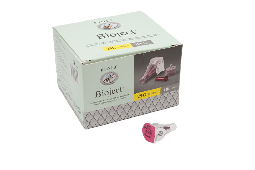 Bioject Иглы для шприц-ручки Bioject 29G (0,33x8мм) купить за 3 690 T в Диабетика