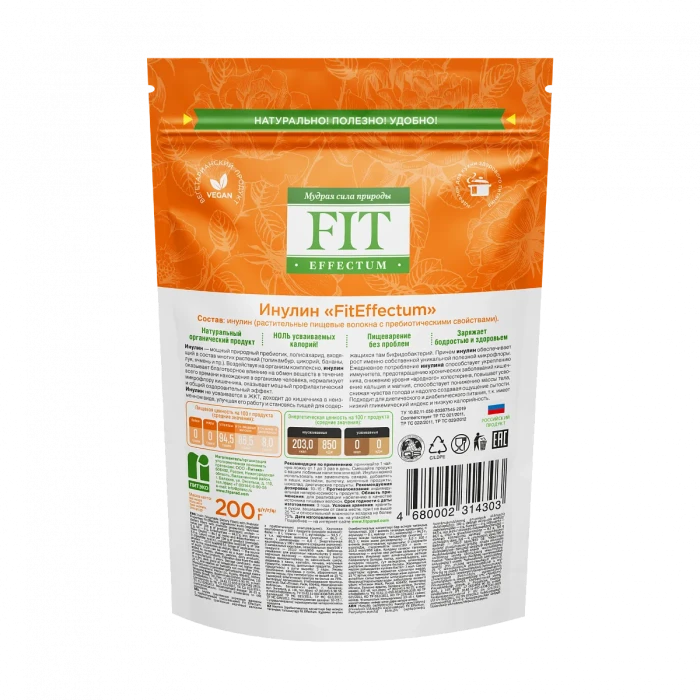 Заменитель сахара "Инулин" ФитПарад FitParad