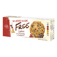 Печенье без сахара "Bogutti" с шоколадом и клюквой