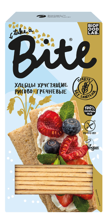 Хлебцы хрустящие "Рисово-гречневые" Байт Bite