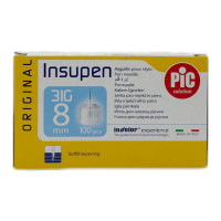Шприц қаламына арналған инелер Insupen Insupen 8 мм 31G №100 