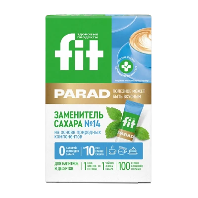 Заменитель сахара "Природные компоненты" FitParad № 14, 100 штук