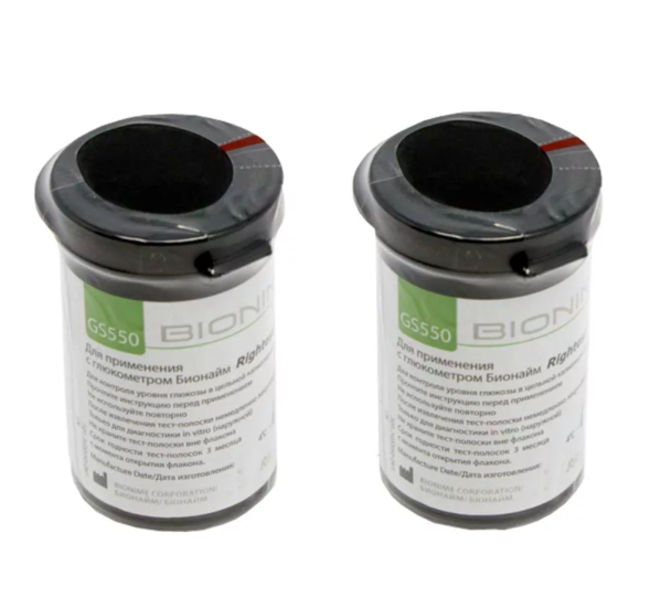 Тест-полоски Бионайм Bionime GS550 №50
