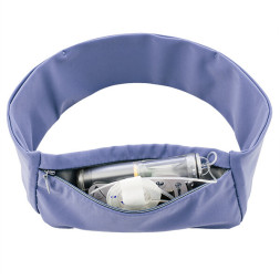 Пояс для ношения инсулиновой помпы Инсула с замочком Insula Lock - Серо-голубой