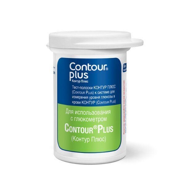Тест-полоски Баер Контур Плюс/Bauer Contour Plus №50