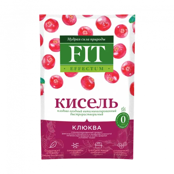 Кисель витаминизированный "Клюква" FitParad