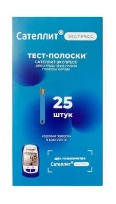 Тест-полоски Сателлит Экспресс Satellite Express №25