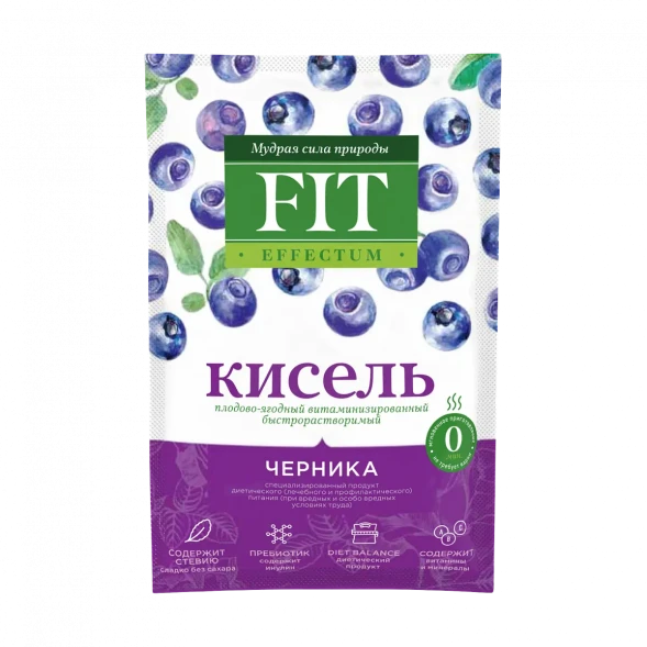 Кисель витаминизированный "Черника" FitParad