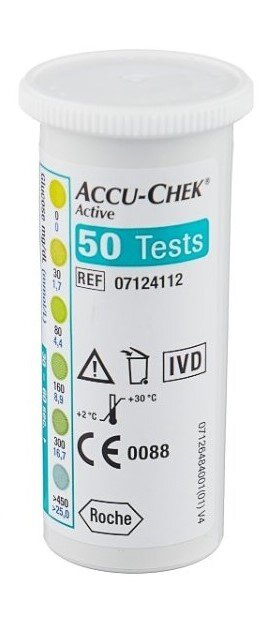 Тест-полоски Акку-Чек Актив Accu-Chek Active №50
