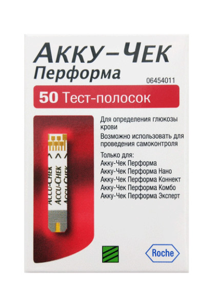 Тест-полоски Акку-Чек Перформа Accu-Chek Performa №50