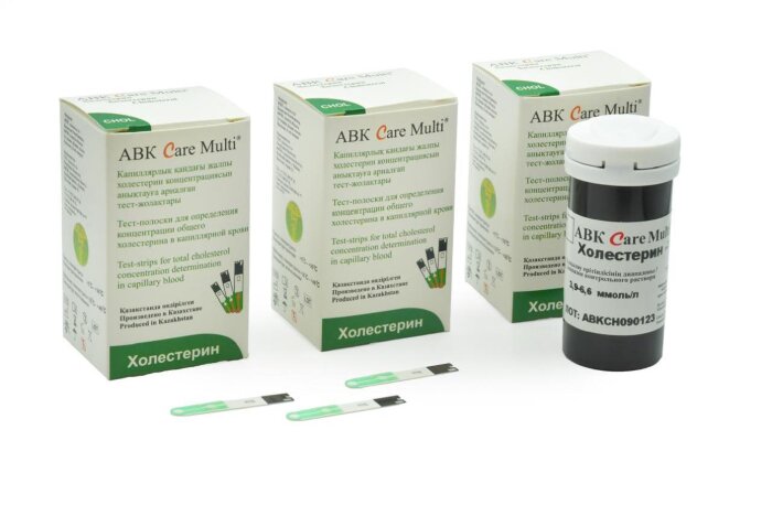 Тест-полоски холестерин АБК Кеа Мульти ABK Care Multi №25