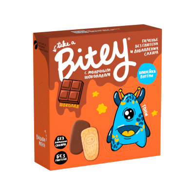 Печенье безглютеновое "Шоколад" Байт Bite с шоколадом 