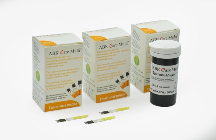 Тест-полоски триглицериды АБК Кеа Мульти ABK Care Multi №25
