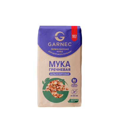 Мука гречневая без глютена Гарнец 