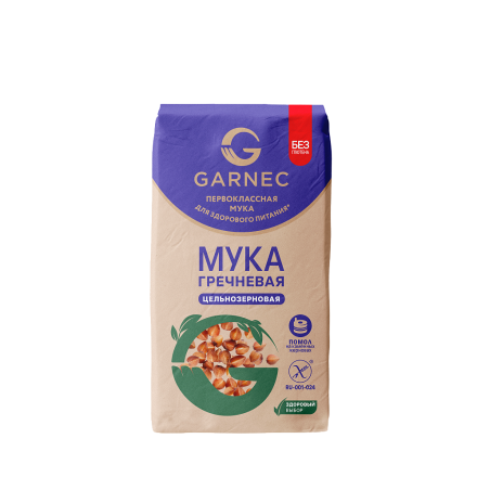Мука гречневая без глютена Гарнец 