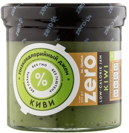 Низкокалорийный джем Djemius без сахара "Киви" ЗЕРО/ ZERO