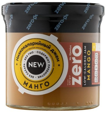 Низкокалорийный джем Djemius без сахара "Манго" ЗЕРО/ZERO