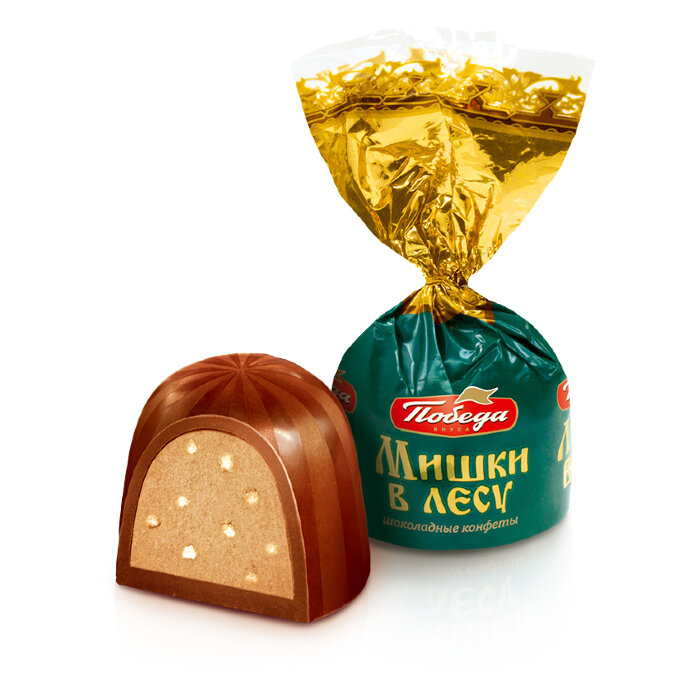 Конфеты "Мишки в лесу" Победа вкуса без сахара, 0,5 кг