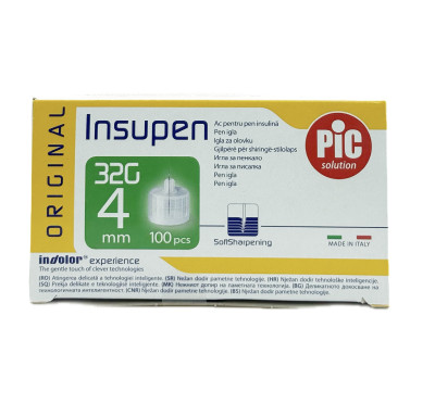 Иглы для шприц-ручки Инсупен Insupen 4 мм 32G №100