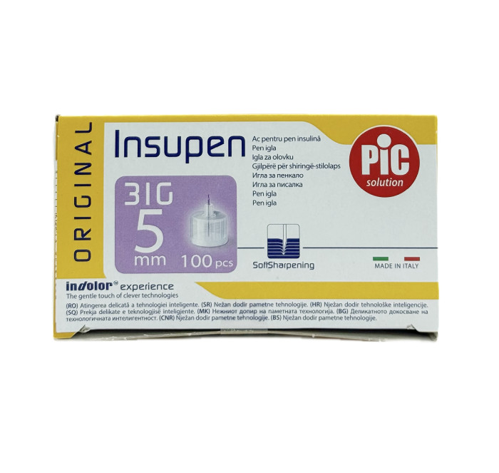 Иглы для шприц-ручки Инсупен Insupen 5 мм 31G №100