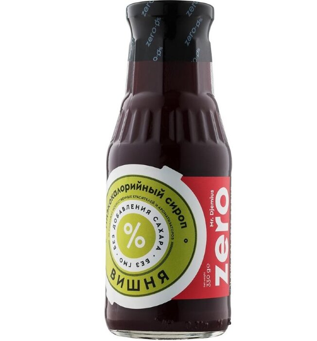 Низкокалорийный сироп Djemius без сахара "Вишня" ZERO