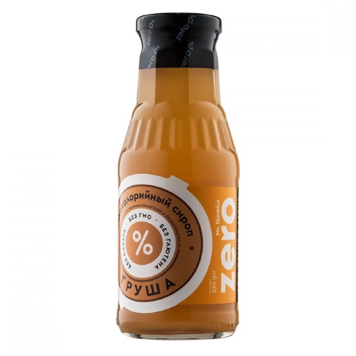 Низкокалорийный сироп Djemius без сахара "Груша" ЗЕРО/ZERO