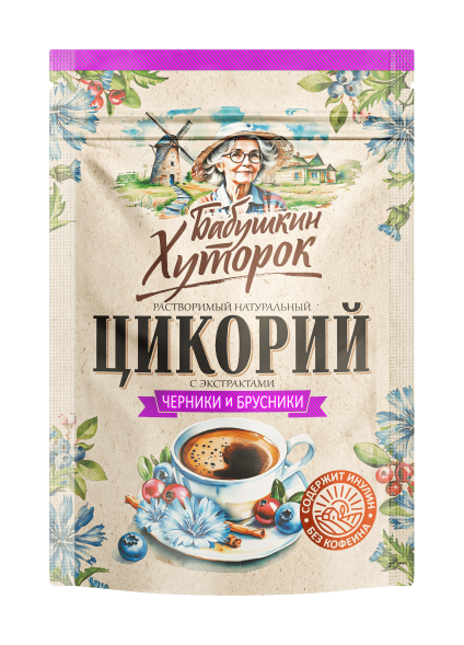 Цикорий растворимый "Черника и брусника" Бабушкин хуторок/ Grandma's farm