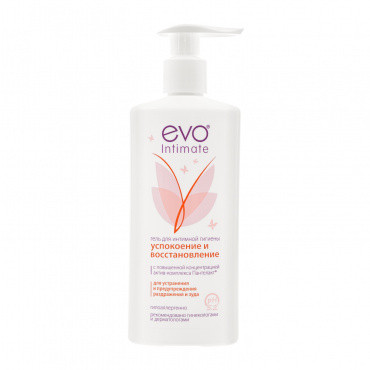 Гель для интимной гигиены EVO Intimate "Успокоение и восстановление" с актив-комплексом Пантелакт