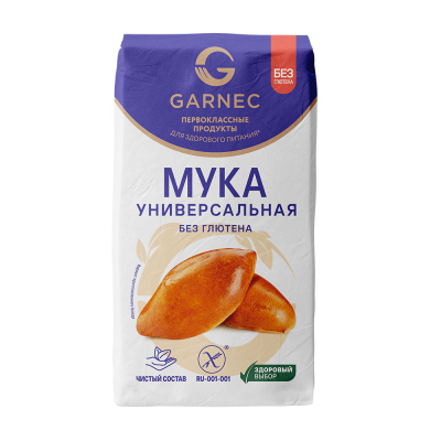 Мука универсальная без глютена Гарнец 