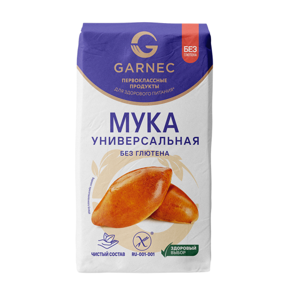 Мука универсальная без глютена Гарнец 