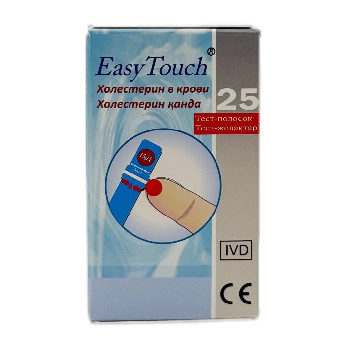 Тест-полоски холестерин Easy Touch GCHb № 25