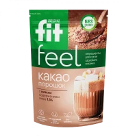 Какао порошок с низким содержанием жира Fit Feel FitParad
