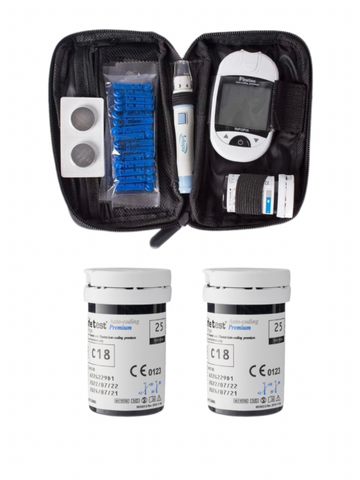 Комплект Глюкометр OSANG Finetest + 2 упаковки ТП №50, шт