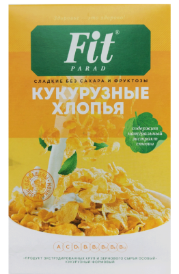 Хлопья кукурузные "Классические"Фит парад/Fit Parad