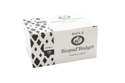 Спиртовая салфетка Biopad Budget 65х60 100 штук