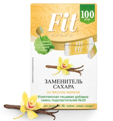 Заменитель сахара "Ваниль" ФитПарад / FitParad № 22