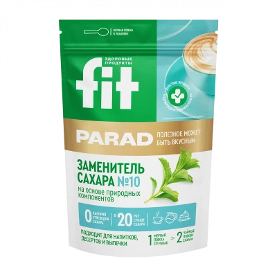 Заменитель сахара "Природные компоненты" ФитПарад / FitParad № 10, 150 гр