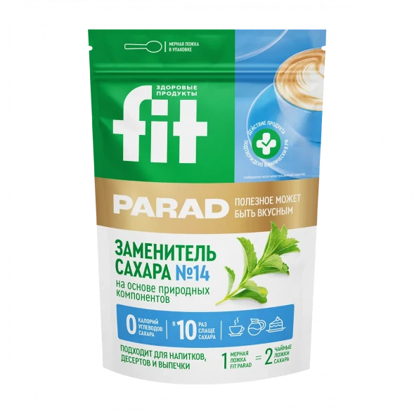 Заменитель сахара "Стевия" ФитПарад / FitParad № 14, 150 гр
