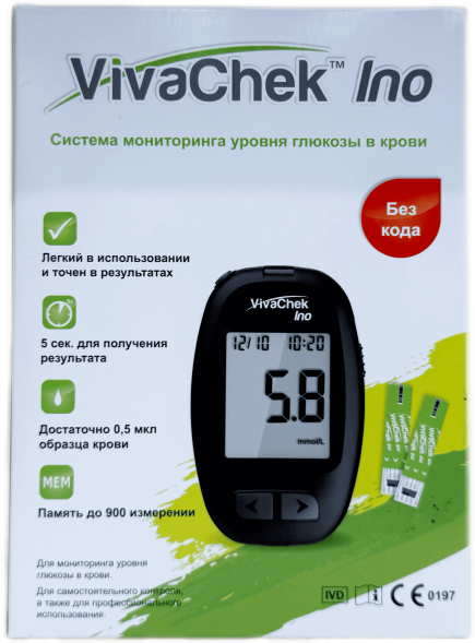 Глюкометр VivaChek Ino ВиваЧек Ино VGM01