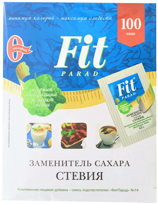 Заменитель сахара "Стевия" ФитПарад / FitParad № 14