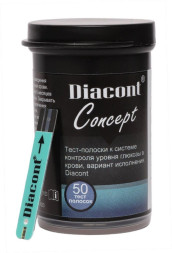 Тест-полоски Диаконт Концепт Diacont Concept №50