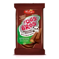 Шоколад молочный "Dos Bros" Победа с хрустящей вафлей 1559