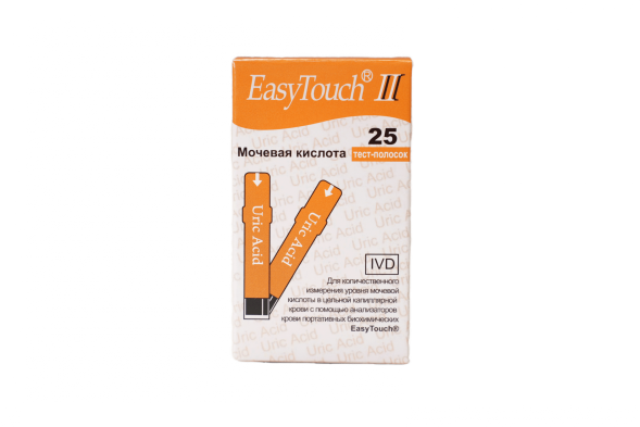 Тест-полоски мочевая кислота Easy Touch GCU № 25 