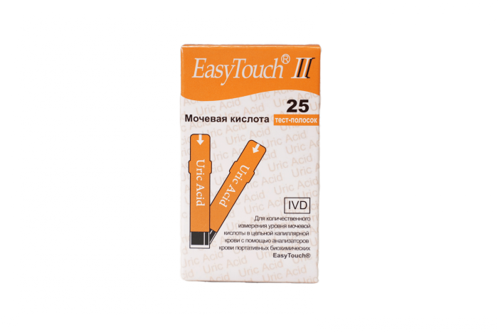 Тест-полоски мочевая кислота Easy Touch GCU № 25 
