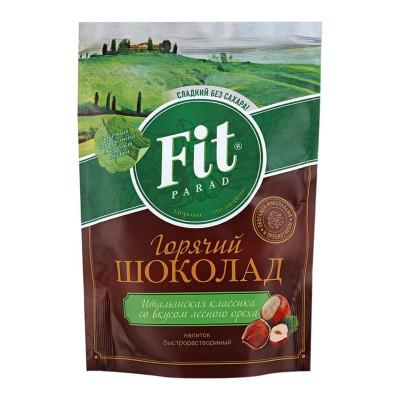 Быстрорастворимый горячий шоколад "Лесной орех" ФитПарад FitParad